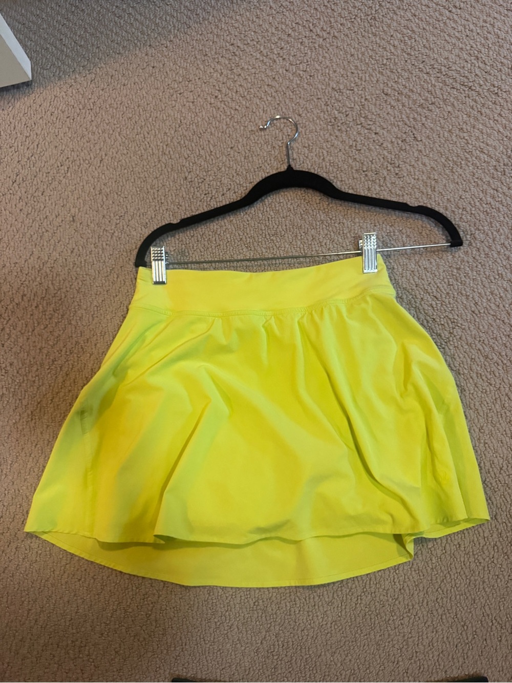 lululemon athletica Neon Yellow Active Skirt